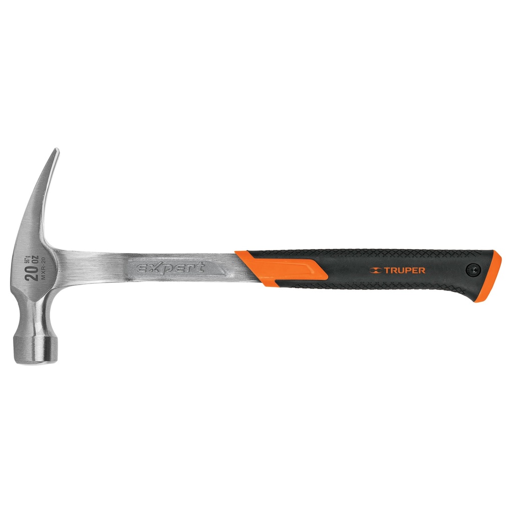 16821 / Martillo forjado 20 oz uña recta, mango con neopreno, Expert