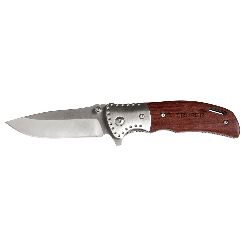 16981 / Navaja abatible 4-1/2' mango de madera, Truper
