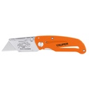 101101 / Navaja abatible 6' cuerpo de aluminio y acero inox, Truper
