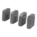 13083 / Juego de 4 peines 1-1/2' para tarrajas TA-850 y TA-851, Truper