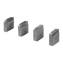 13077 / Juego de 4 peines 3/4' para tarrajas TA-850 y TA-851, Truper