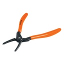 17361 / Pinza punta recta 7' para cerrar anillos, mango de PVC, Truper
