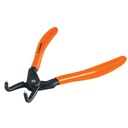 17362 / Pinza punta a 90° 6-3/4' para cerrar anillos, mango de PVC, Truper