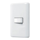 25084 / Placa armada con 1 interruptor de 3 vías, Volteck Basic