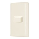 26641 / Placa armada 1 interruptor de escalera, marfil, Basic, Volteck