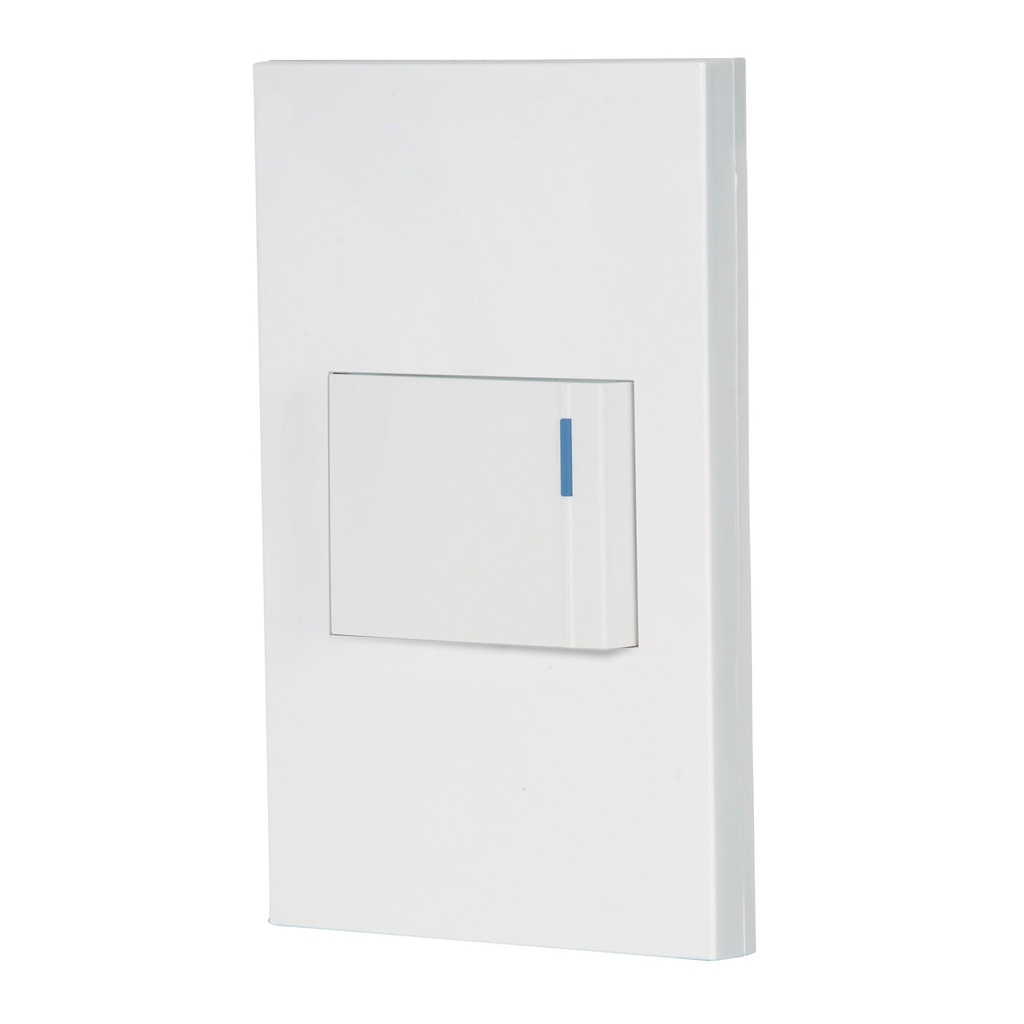 45592 / Placa armada 1 interruptor, 1.5 módulos, Española, blanco, Volteck