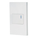 45592 / Placa armada 1 interruptor, 1.5 módulos, Española, blanco, Volteck