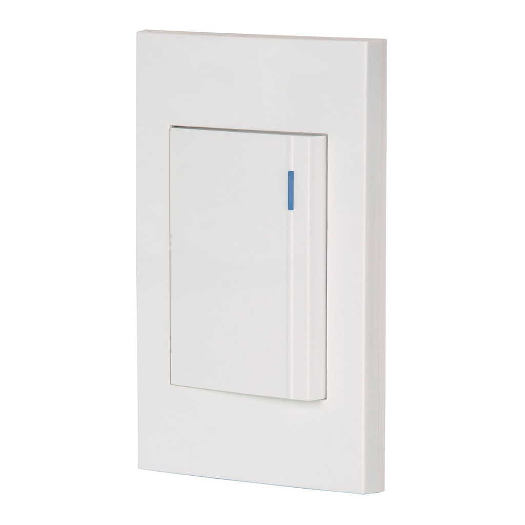 45593 / Placa armada 1 interruptor, 3 módulos, Española, blanco, Volteck