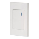 45593 / Placa armada 1 interruptor, 3 módulos, Española, blanco, Volteck
