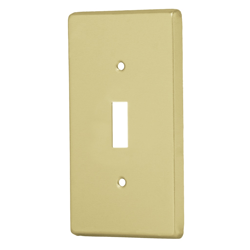 46417 / Placa para interruptor vertical, de aluminio, línea Standard, Volteck