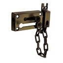 43708 / Pasador con cadena para puerta, acabado latón antiguo, Hermex