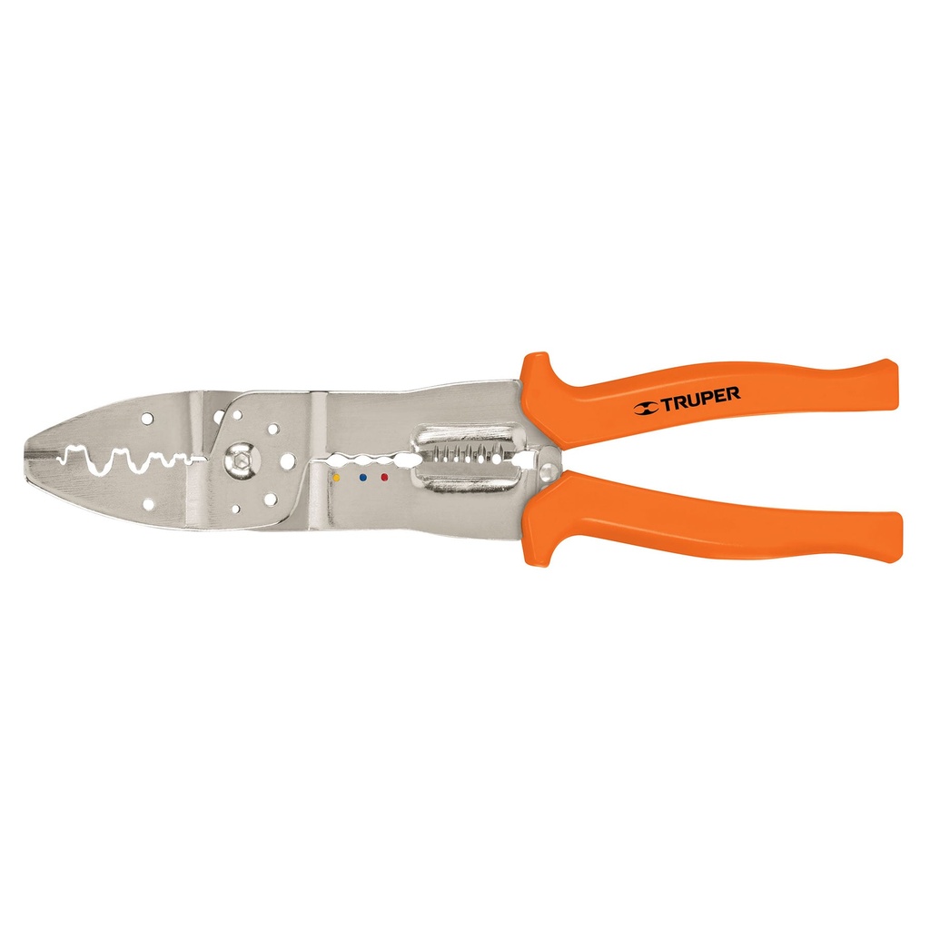 17358 / Pinza 10' pela cables 20 a 10 AWG, Truper