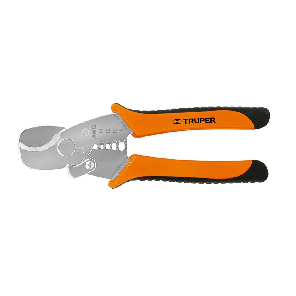 17378 / Pinza profesional 7' pela cables y corta cables, 14 a 8 AWG, Truper