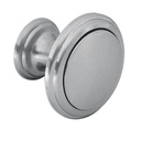 43811 / Perilla metálica estilo 'Moderno', níquel satinado, Hermex