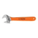 15512 / Llave ajustable (perico) 12' cromada mango de PVC, Truper