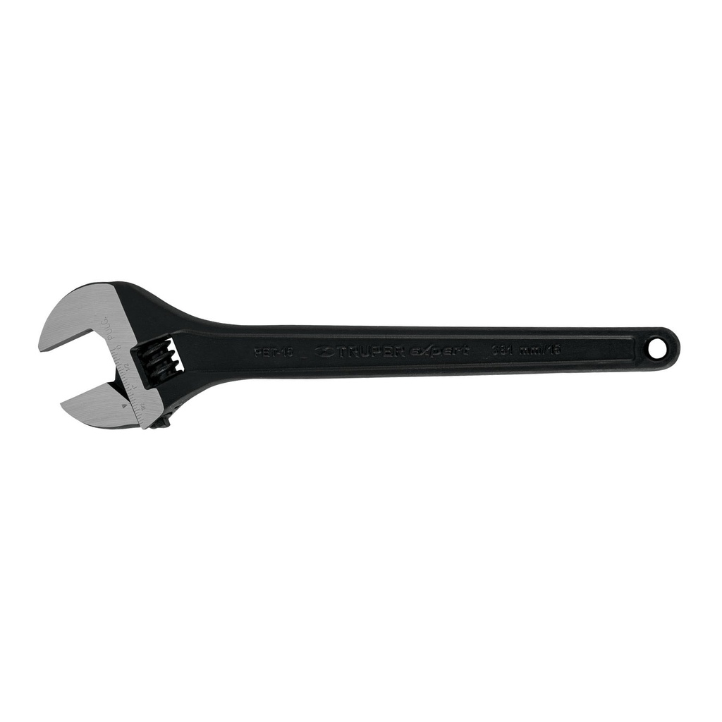 15504 / Llave ajustable (perico) 15' profesional pavonada, Expert