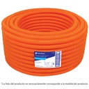 45016 / Metro de poliducto 1/2' corrugado flex. c/guía, rollo 100 m, Volteck