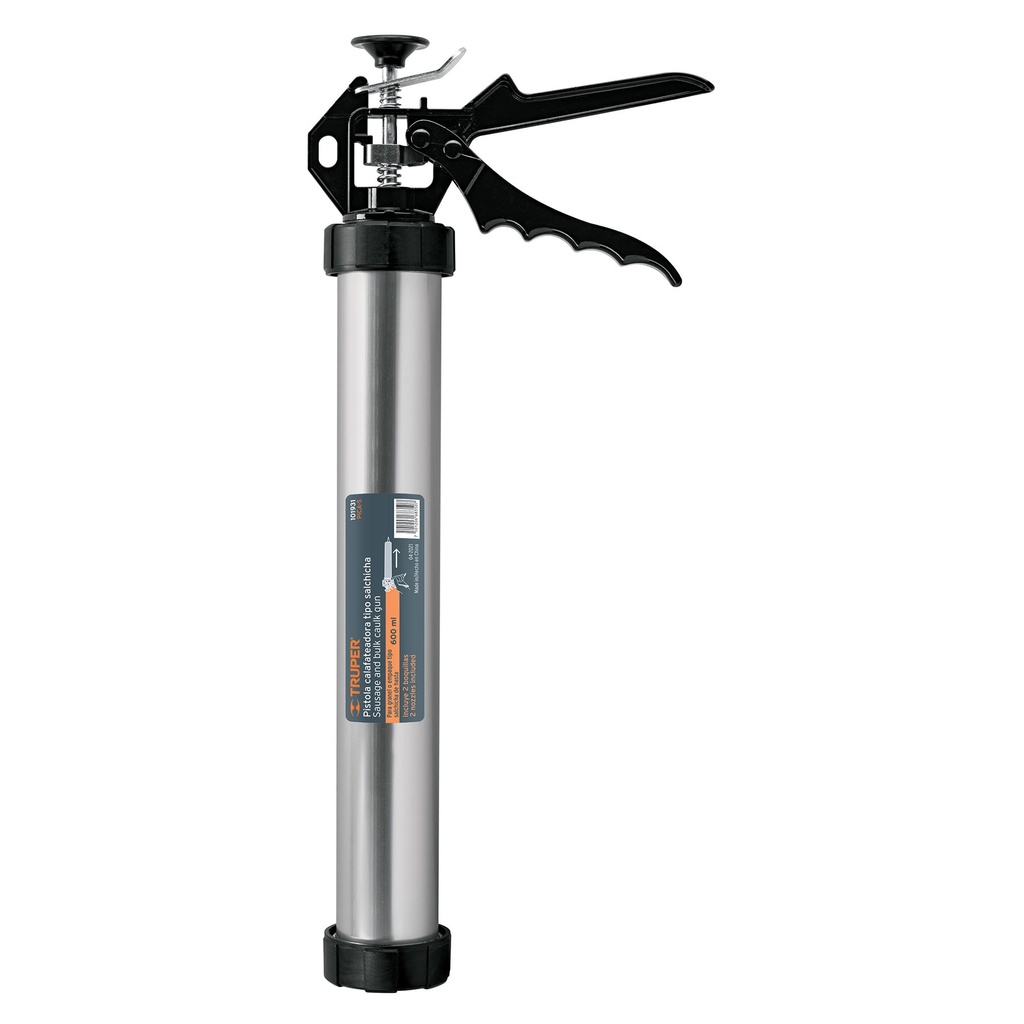 101931 / Pistola calafateadora para salchicha de 600 ml, Truper