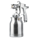 14084 / Pistola p/pintar succión HVLP vaso aluminio, 1.4 mm, Truper
