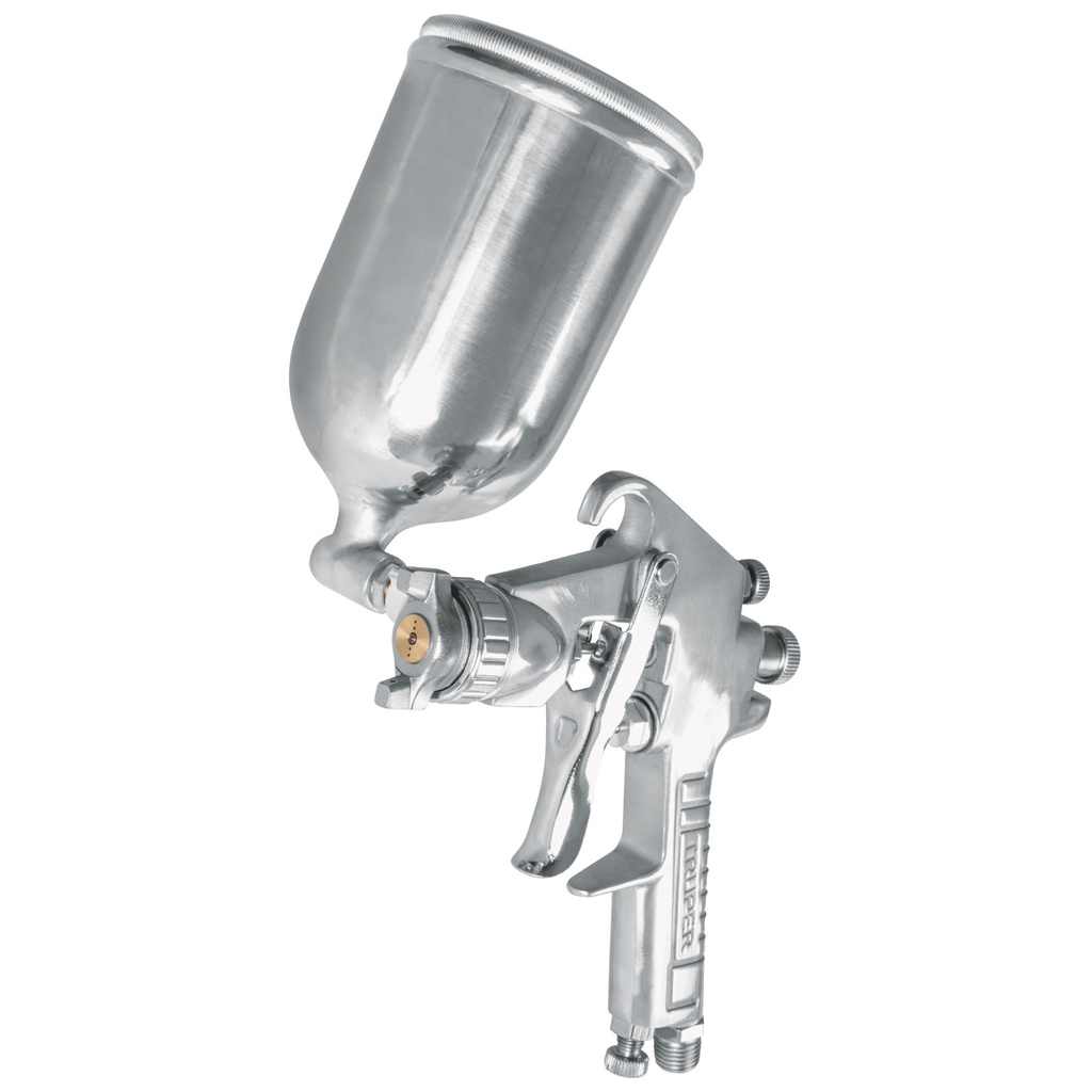 11095 / Pistola p/pintar gravedad LVMP vaso aluminio, 1.4 mm, Truper