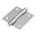 43220 / Bisagra cuadrada 2' acero inox, cabeza redonda, Hermex