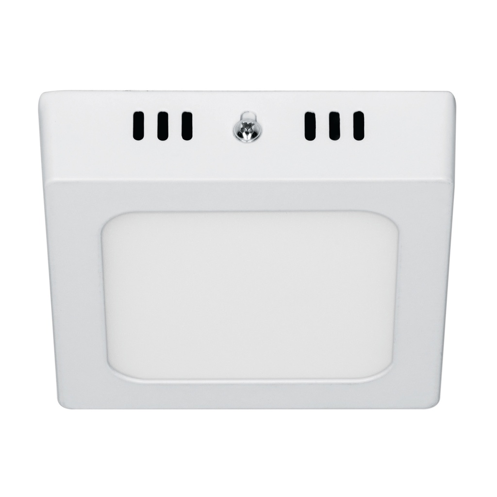 47442 / Luminario LED tipo plafón 6 W, cuadrado, luz de día, blanco, Volteck