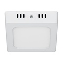 47442 / Luminario LED tipo plafón 6 W, cuadrado, luz de día, blanco, Volteck