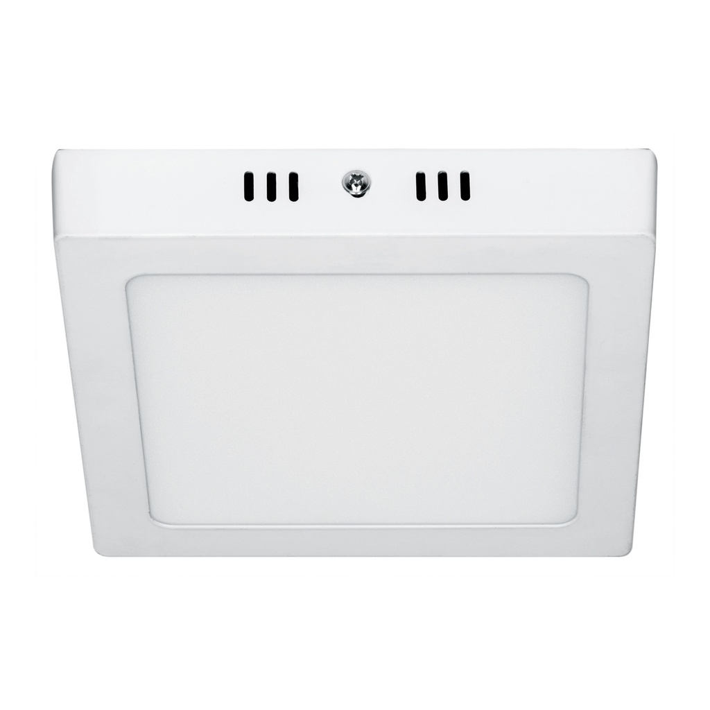 47443 / Luminario LED tipo plafón 12 W, cuadrado, luz de día, blanco, Volteck