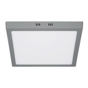 47449 / Luminario LED tipo plafón 24 W, cuadrado, luz de día, gris, Volteck