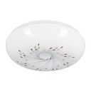 43175 / Luminario LED 22 W plafón decorativo espiral luz día, Volteck