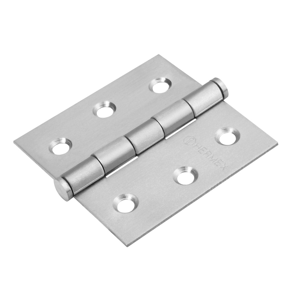 43226 / Bisagra cuadrada 2-1/2' acero inox, cabeza plana, Hermex