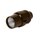 46501 / Portalámpara de baquelita, con interruptor de barra, Volteck