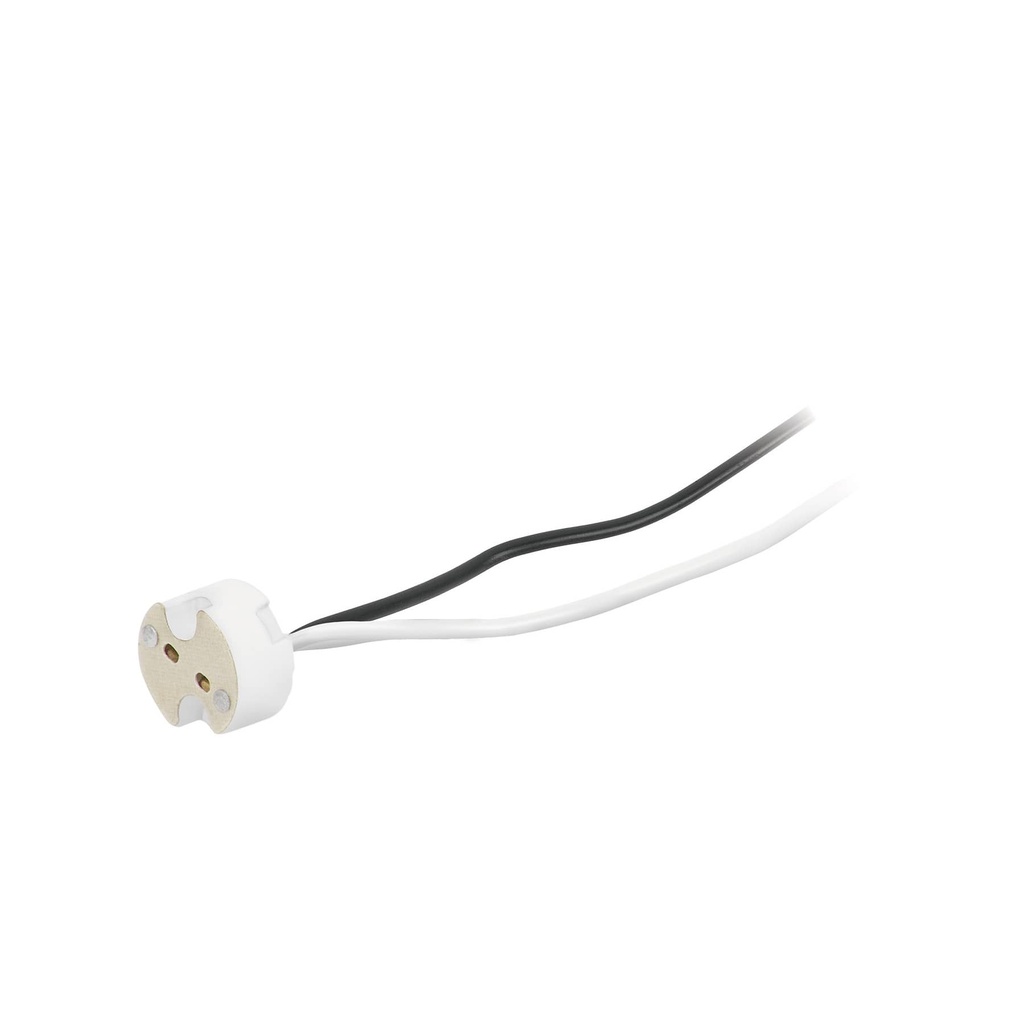 46532 / Portalámpara de porcelana para MR, base bipin,Volteck