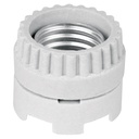 46521 / Portalámpara de porcelana, tipo anuncio, Volteck