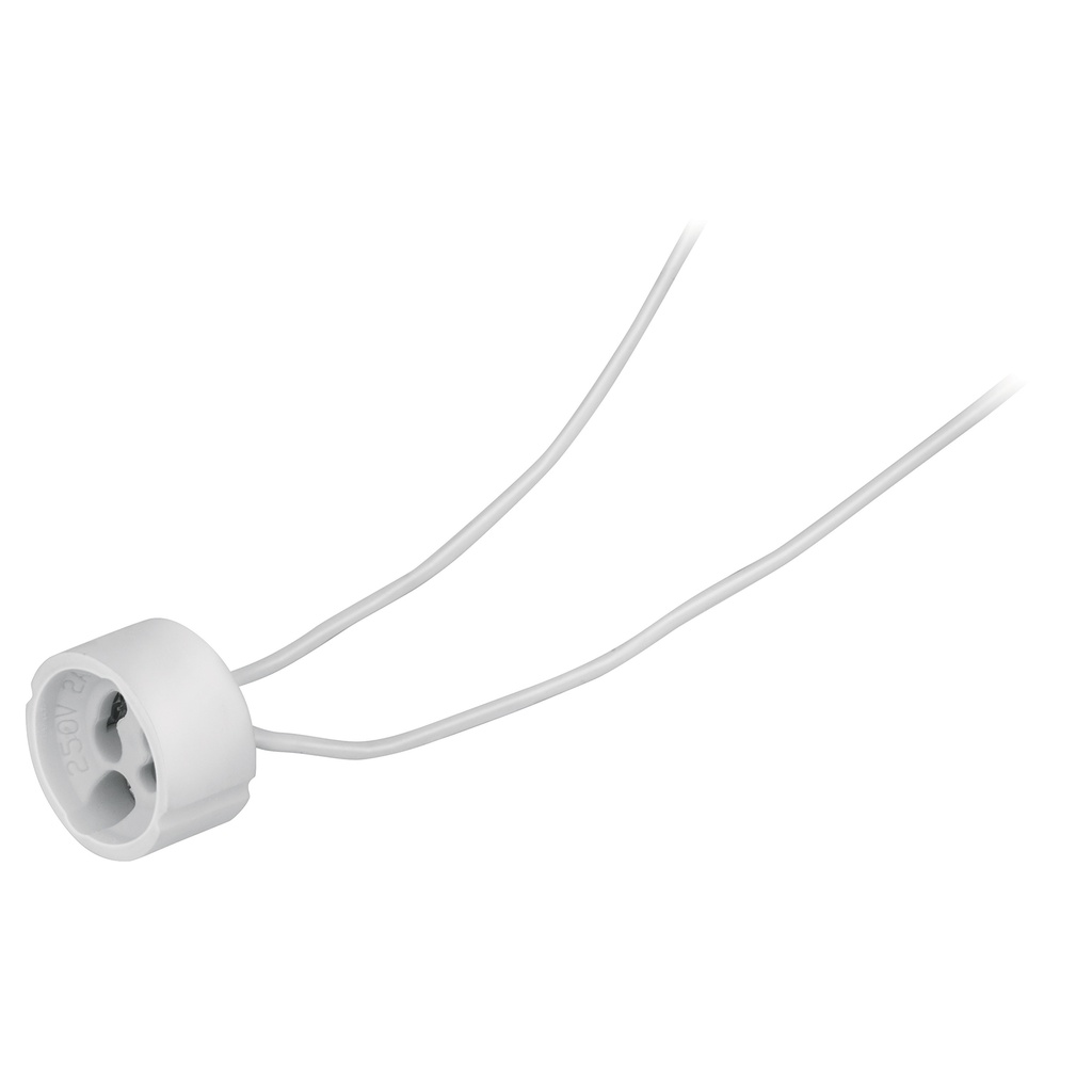 46540 / Portalámpara de porcelana para base GU10, Volteck