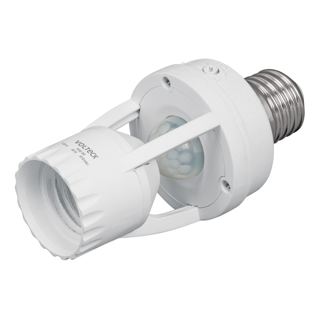 46274 / Portalámpara con sensor de movimiento 360°, Volteck
