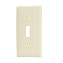 46415 / Placa de ABS para interruptor vertical, Standard, marfil, Volteck