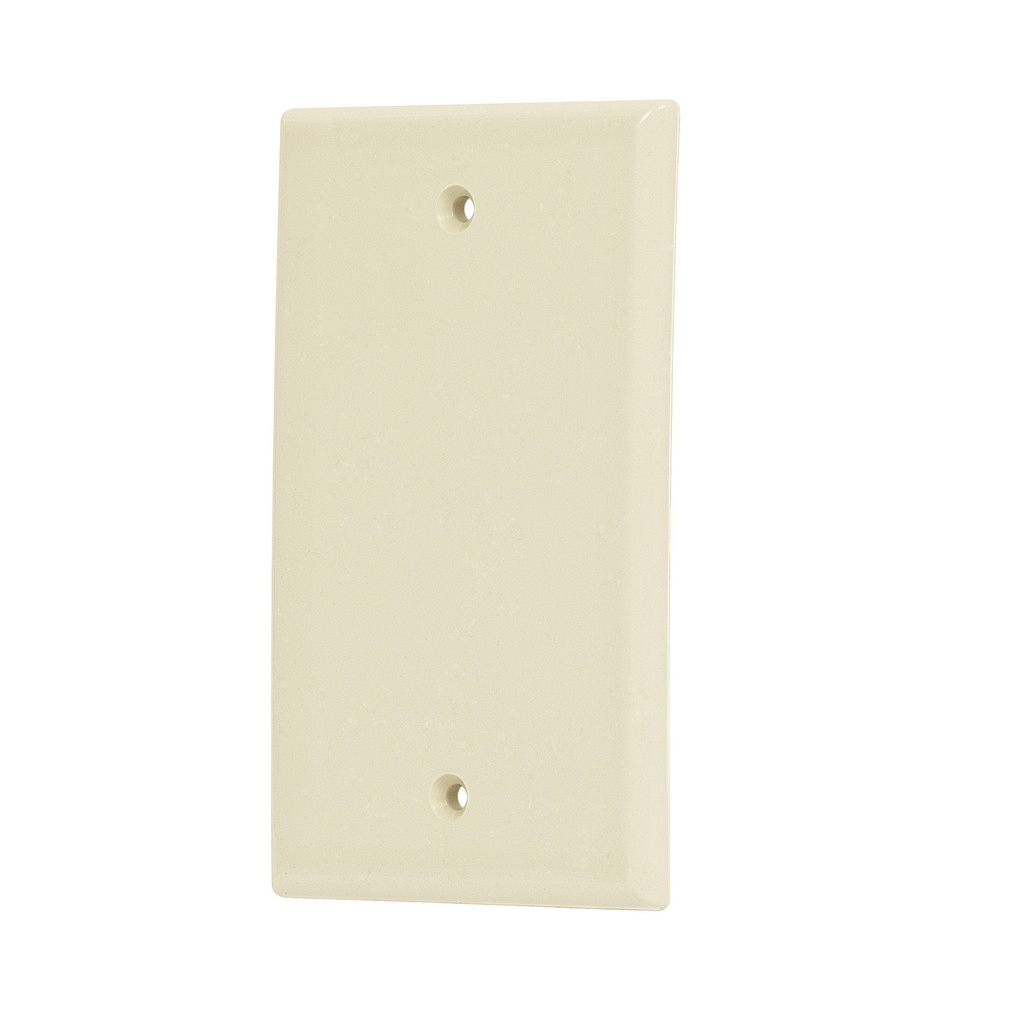 46400 / Placa de ABS ciega, Standard, marfil, Volteck