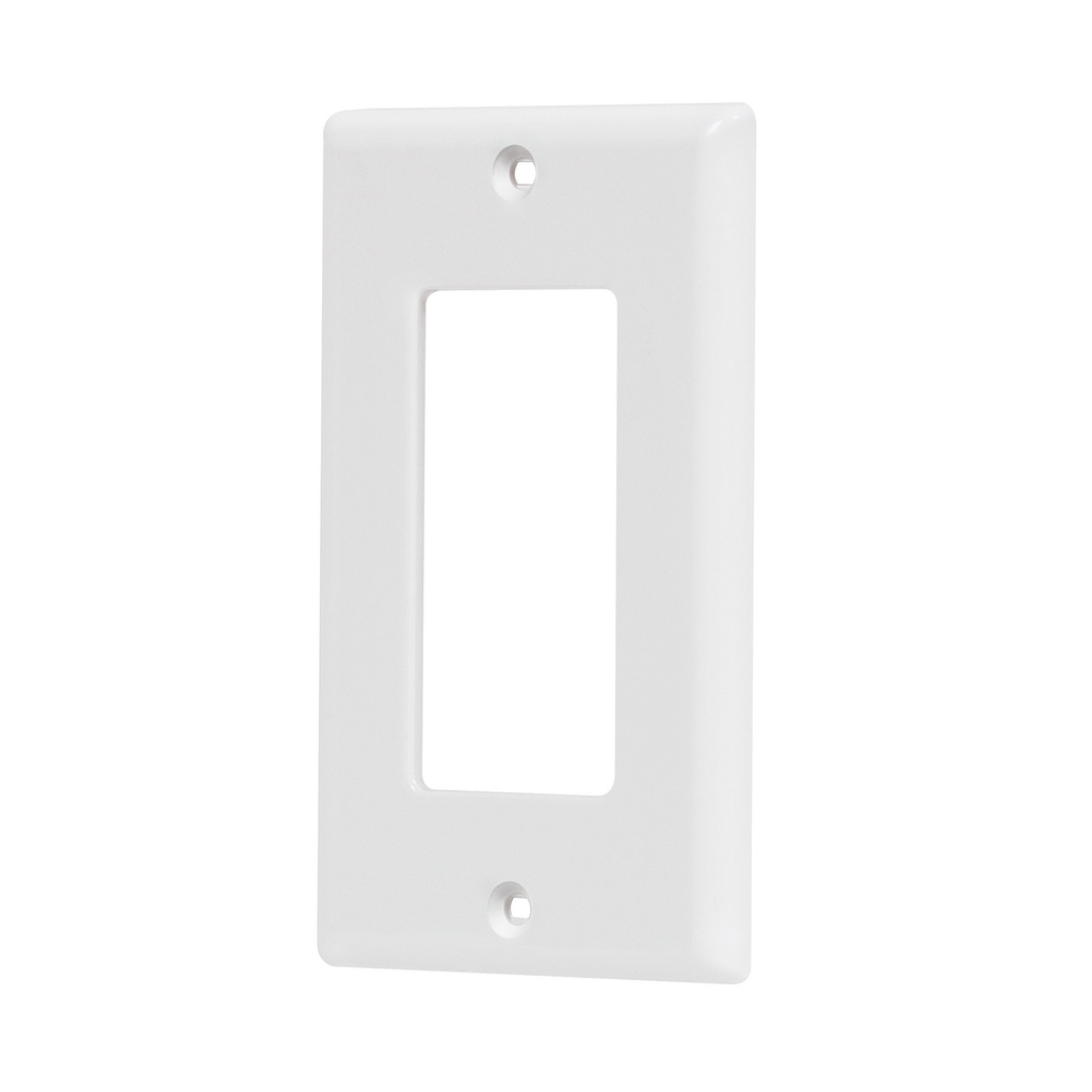 46418 / Placa 1 ventana, de policarbonato, línea Classic, Volteck