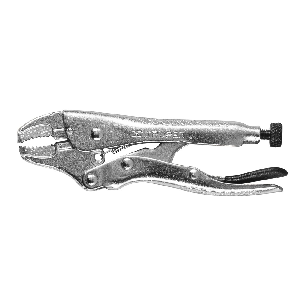 17419 / Pinza de presión 4' mordaza curva, Truper