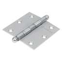 43223 / Bisagra cuadrada 3-1/2' acero inox, cabeza redonda, Hermex