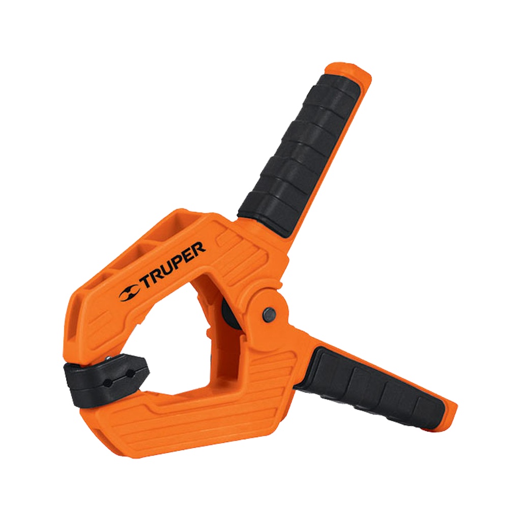 17700 / Prensa de resorte de 4', cuerpo de nylon con mango de TPR, Truper