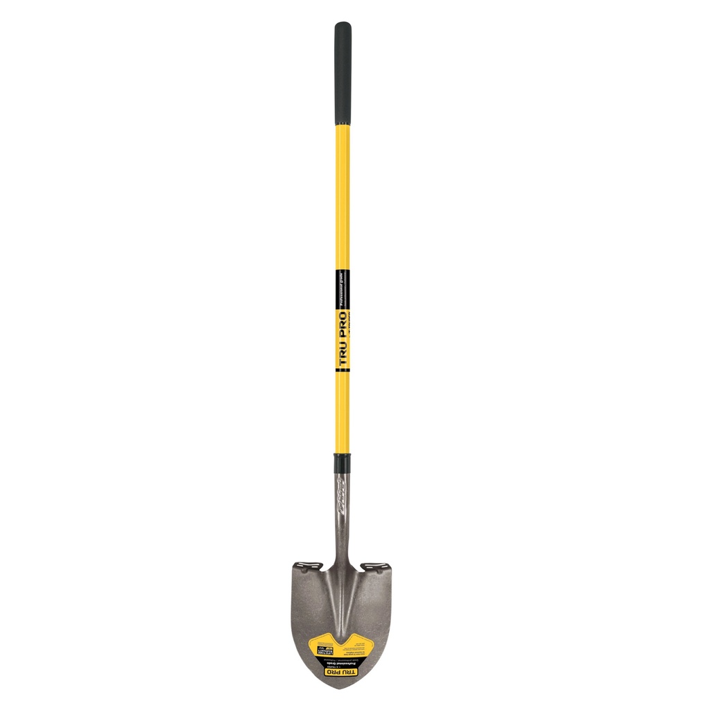 17166 / Pala redonda Tru Pro, mango largo de fibra de vidrio 48', Truper