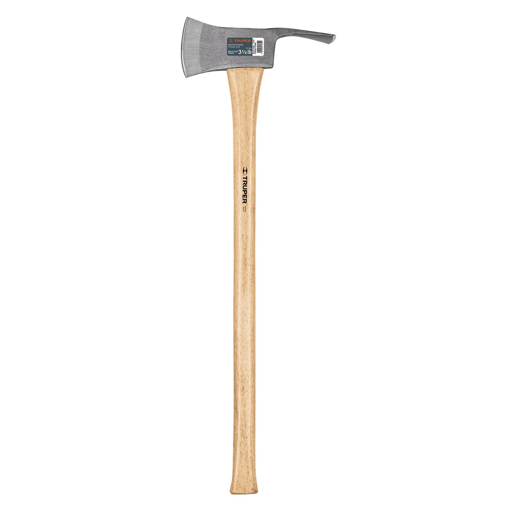 14966 / Hacha Pulaski 3-1/2 lb, mango de hickory 35', Truper