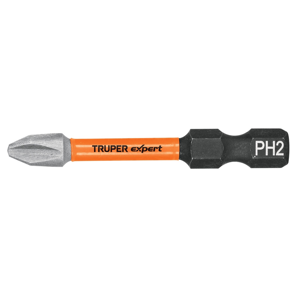 100820 / Estuche con 5 puntas de cruz PH2 de impacto largo 2', Expert